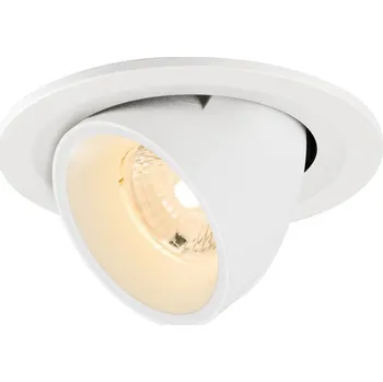 Bodové svítidlo SLV - BIG WHITE NUMINOS® GIMBLE S Stropní vestavné svítidlo, 2700 K, 40°, IP20, kulaté, bílé - BIG WHITE (SLV) LA 1009392