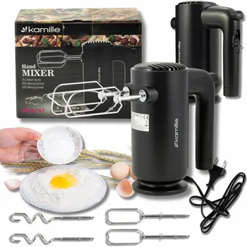 RUČNÍ MIXÉR 4 METLY 250W ČERNÝ MATNÝ