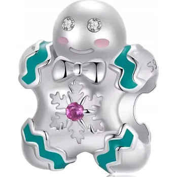 Přívěsek Charms perníček na sušenky přívěsek beads stříbrný stříbro 925