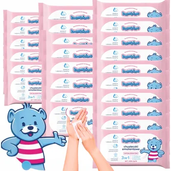 Dětská kosmetika Bambino Baby vlhčené ubrousky 24 x 63 ks