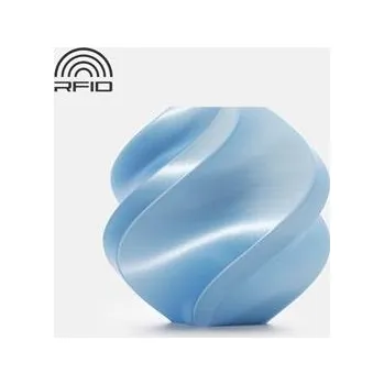 3D tisk Bambu Lab PLA Silk+ Baby Blue, s cívkou, 1,75mm, 1kg (světle modrá)