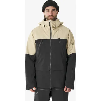 SIMOND Pánská nepromokavá freeridová bunda FR900 XL BÉŽOVÁ|ČERNÁ