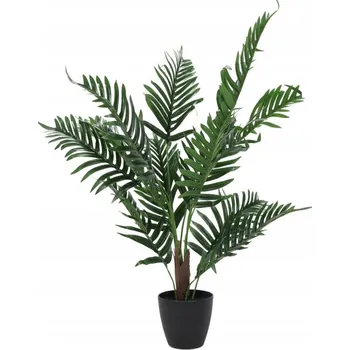 umělá květina UMĚLÁ PALMA Ø 50 X 85 CM V CEMENTOVÉM KVĚTINÁČI ZELENÁ