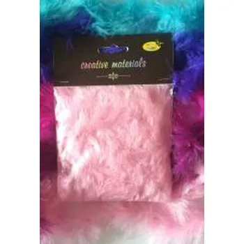 Set školních potřeb Girlanda z piór jasne różowa 2m