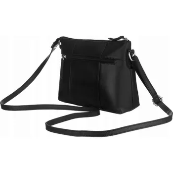 Kabelka Peterson kabelka kabelka přes rameno přírodní kůže černá