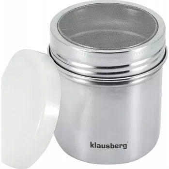 Dóza na potraviny Nádoba se sítkem, třepačka na kakao, skořicový cukr prášek 2 60 Ml KLausberg