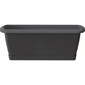 Obraz Černý plast Květináč Prosperplast 49 cm x 18 x 15 cm