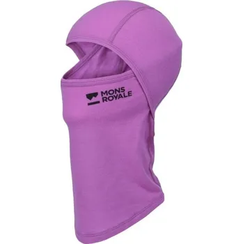 Kukla Dámská funkční kukla MONS ROYALE SANTA ROSA MERINO BALACLAVA S/M Fialová, Černá