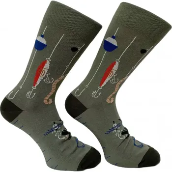 Pánské ponožky Pánské ponožky Háček - 42-46 / khaki