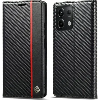 Pouzdro na mobilní telefon Flipové pouzdro LC.IMEEKE pro Xiaomi Redmi Note 13 5G, černé