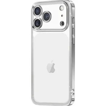 Pouzdro na mobilní telefon Pskom Zadní Kryt pro Apple iPhone 17 Pro Max stříbrný