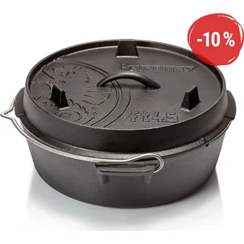 kotlíky Petromax litinový kotlík Dutch Oven ft4,5 - 22 cm, 3,5 l