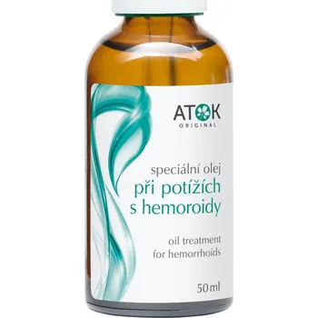Intimní hygienický prostředek Original Atok Speciální olej při potížích s hemoroidy 50 ml