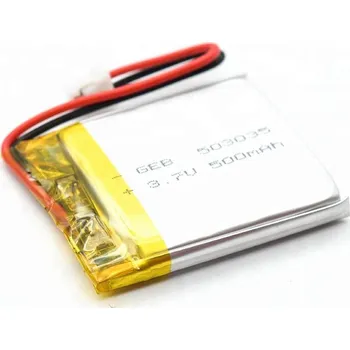 Elektronická stavebnice GeB LiPol Baterie 503035 500mAh 3.7V JST-PH 2.0
