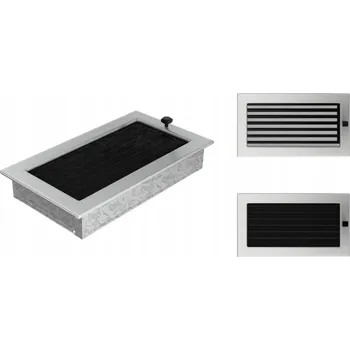 Větrací mřížka Potažená výstupní mřížka Šedé Kratki