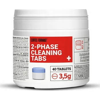 Náhradní díl pro kávovar Čisticí tablety do kávovaru 2-fázové čištění TAB 40x3,5g Coffee Format