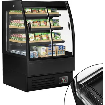 Vinotéka G.Gastro Přístěnný chladicí regál s izolovanými posuvnými dveřmi - 900 mm - 216 litrů - se 3 policemi