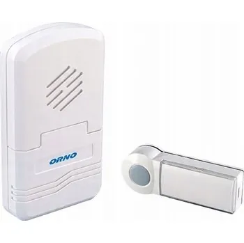 Domovní zvonek BEZDRÁTOVÝ ZVONEK NA BRANKU/DVEŘE, BATERIOVÝ, DOSAH 80m, IP44, ORNO OR-DB-KH-122