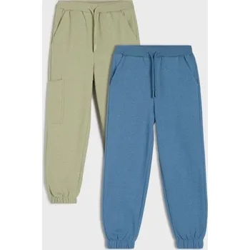 Chlapecké kalhoty Sinsay - Kalhoty 2 pack - olivová - 007FT-81X - 007FT-81X-116