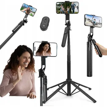 Selfie tyč SELFIE TYČ STATIV PRO TELEFON S BLUETOOTH OVLADAČEM TRIPOD