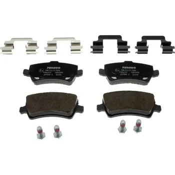 Brzdová destička Sada brzdových destiček, kotoučová brzda FERODO FDB4237