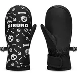 SIROKO Dětské zimní palčáky na snowboard a lyže Spook 7 LET ČERNÁ