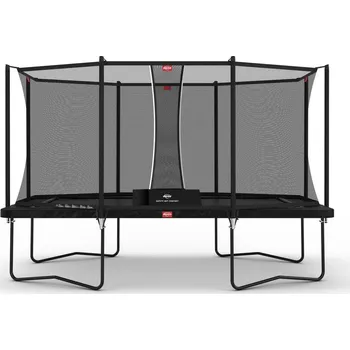 Trampolína BERG Trampolína 410 s ochrannou sítí Regular obdélníková BERG Favorit ČERNÁ