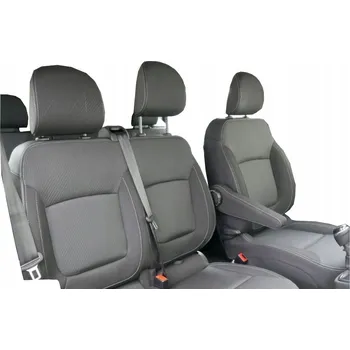 Moto oblečení Potah určený pro RENAULT TRAFIC III černý šedý čalounický materiál