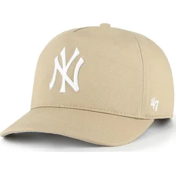Kšiltovka Kšiltovka 47 brand MLB New York Yankees hnědá barva, hladká, B-FHTCH17GWP-KHA B.FHTCH17GWP.KHA 01A, vel. ONE SIZE