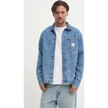 Džínová bunda Red Bull Racing x Pepe Jeans DENIM SHIRT RM300005R17 modrá 55X, vel. XL