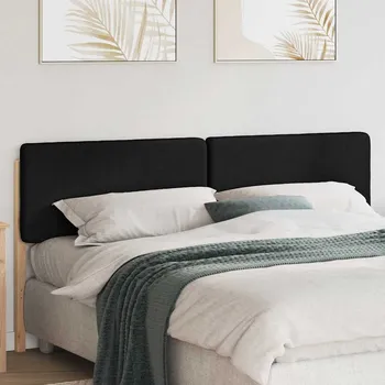 Postel Čalouněné čelo postele s čelo Hnědá a černá 180 cm