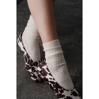 Dámské punčochy Dámské síťované punčochové kalhoty KABARETKA 155 ECRU 38-40