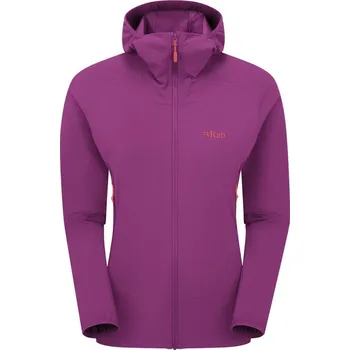 Dámská softshellová bunda Dámská softshellová bunda Rab Borealis Hoody 2.0 Barva: Plum, Velikost: XL
