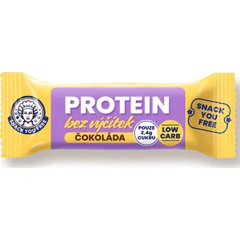 Jihočeská svačinka tyčinka PROTEIN low carb čokoláda 40g