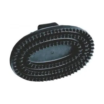 Čištění pro koně Hřbílko na koně gumové malé JUNIOR černé