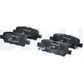 Brzdová destička Sada brzdových destiček, kotoučová brzda DELPHI LP3158