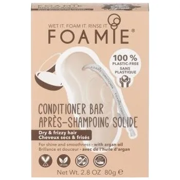 Foamie Conditioner Bar Kiss Me Argan - Tuhý kondicionér pro suché vlasy 80 g