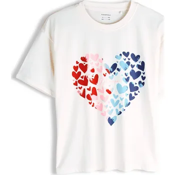 Dívčí tričko GATE Nadrozměrné tričko s potiskem 8Y 825-0608/112