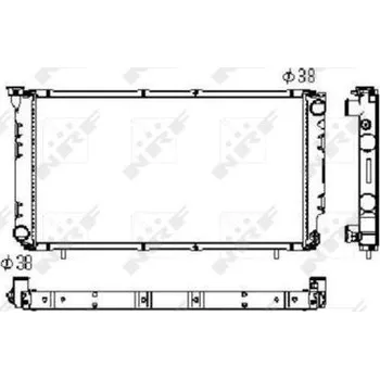 Chladič motoru Chladič, chlazení motoru NRF 506671