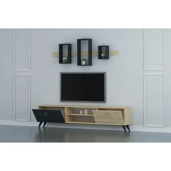 Obývací stěna Slevadoma Obývací stěna YOKA dub / antracit