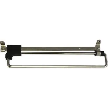 Věšák Držák na ramínka-výsuvný 500 mm ocel poniklovaná