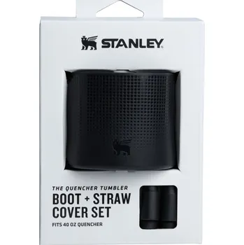 Termohrnek STANLEY Silikonový obal dna a kryt slámky The Quencher Boot + Straw Topper 1180 ml/40oz Black