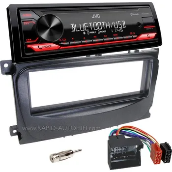 Autorádio Autorádio FORD Focus 2007-2010 JVC KD-X282BT Bluetooth s instalační sadou