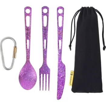 Příbor Titanový příbor - fialový