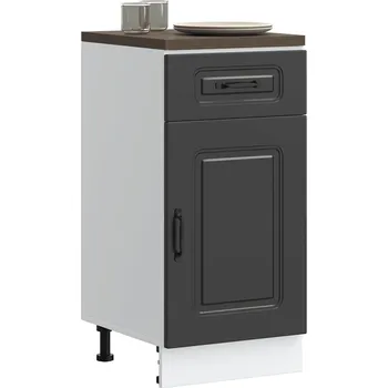 Kuchyňská skříňka Kuchyňská spodní skříňka "Kalmar" černý kompozitní