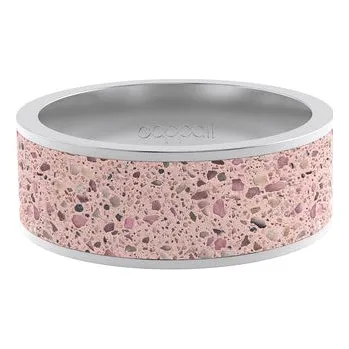 Prsten Cappali prsten JOIN - Terrazzo pink, růžový Velikost: velikost 52