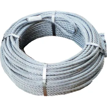 Lany Lesnické ocelové lano průměr 14 mm 75 m na lesní naviják s okem a hákem