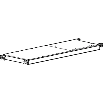 Lešení ZARGES Plošina s poklopem, 42910, Pro délku lešení (m): 2,50