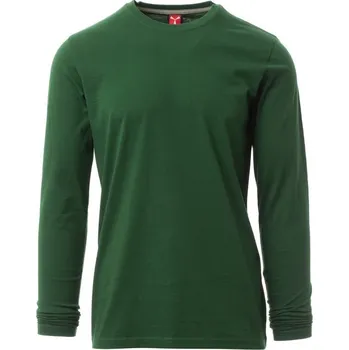 Pánské tričko Payperwear Bavlněné triko Pineta s bočními švy Barva: Zelená lahvová, Velikost: XS