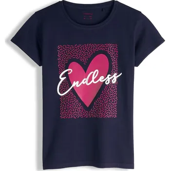 Dívčí oblečení GATE Bavlněné tričko s potiskem 6Y 825-0651/78